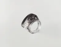 Simple Style Arylic Geometric Multicolor Unisex Wide Band Rings sku image 3