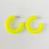 Letter Fashion Arylic No Inlaid Earrings sku image 4