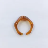 Simple Style Resin Geometric Women's Open Rings sku image 2
