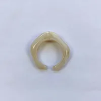 Simple Style Resin Geometric Women's Open Rings sku image 4