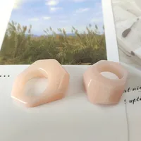 Simple Style Resin Flower Women's Open Rings Rings sku image 1