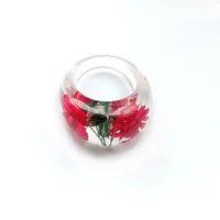 Fashion Arylic Geometric Flower Epoxy Women'S Rings sku image 5