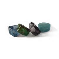 Style Simple Arylique Géométrique Multicolore Unisexe Bague Large Bande main image 4