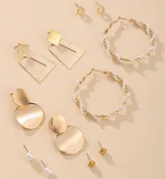 Bow Knot Fashion Alloy Plating Earrings sku image 12