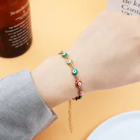 Eye Fashion 304 Stainless Steel No Inlaid Bracelets In Bulk main image 1