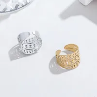304 Stainless Steel Geometric No Inlaid Women'S main image 4