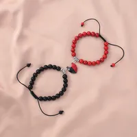 Heart Simple Style Alloy Turquoise Bracelets Wholesale sku image 1