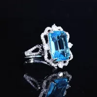 Fashion Copper Geometric Diamond Artificial Gemstones Women'S main image 2