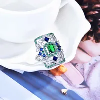 Ethnic Style Copper Geometric Diamond Artificial Gemstones Unisex main image 3