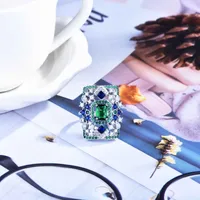 Ethnic Style Copper Geometric Diamond Artificial Gemstones Unisex main image 4