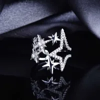 Le Cuivre Star Diamant Pierres Précieuses Artificielles Femmes main image 1