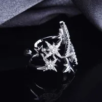 Copper Star Diamond Artificial Gemstones Women'S main image 2