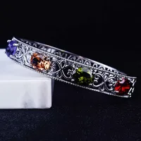Geometric Cartoon Style Retro Exaggerated Artificial Gemstones Copper Wholesale main image 1