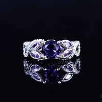 Retro Copper Flower Gem Women'S sku image 2