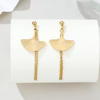 Leaf 304 Stainless Steel No Inlaid Patchwork Plating Earrings main image 4