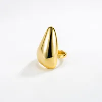 Geometric Casual Vintage Style 925 Sterling Silver 18K Gold Plated Silver Plated No Inlaid Plating Wide Band Rings Open Rings Rings main image 2