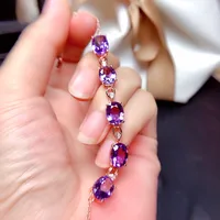 Geometric Artificial Gemstones Copper Bracelets Wholesale main image 1