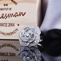 Flor Piedras Preciosas Artificiales Cobre Diamante main image 5