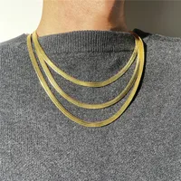 Geometric Retro Stainless Steel Titanium Steel Necklace Wholesale main image 2