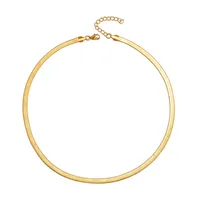 Géométrique Rétro Acier Inoxydable Acier Au Titane Collier De Gros main image 5