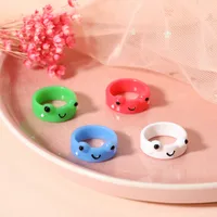 New Creative Simple Korean Cute Cartoon Frog Ring Women's Tail Ring main image 3