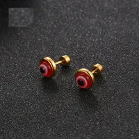 1 Piece Eye Simple Style 304 Stainless Steel Ear Studs main image 2