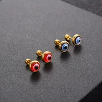 1 Piece Eye Simple Style 304 Stainless Steel Ear Studs main image 4