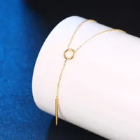 Flower Simple Style 304 Stainless Steel Necklace Wholesale main image 2