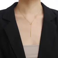 Flower Simple Style 304 Stainless Steel Necklace Wholesale main image 3