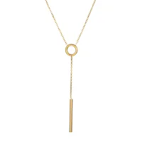 Fleur Style Simple Acier Inoxydable 304 Collier De Gros main image 5