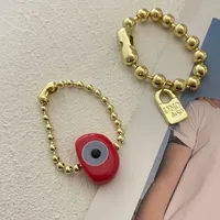 Lock Cartoon Style No Inlaid Alloy Bracelets Wholesale main image 1
