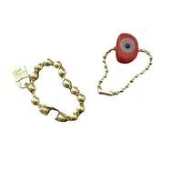 Lock Cartoon Style No Inlaid Alloy Bracelets Wholesale main image 5