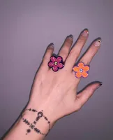 Arílico Geométrico Piedras Preciosas Artificiales Mujeres main image 2