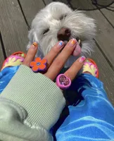 Arylique Géométrique Pierres Précieuses Artificielles Femmes main image 3