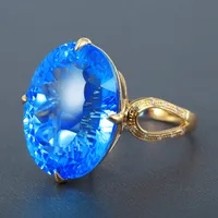 Fashion Copper Geometric Diamond Artificial Gemstones Women'S main image 2