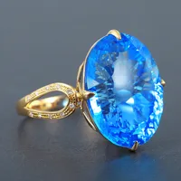 Fashion Copper Geometric Diamond Artificial Gemstones Women'S main image 3