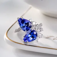 Luxurious Copper Geometric Diamond Artificial Gemstones Women'S main image 2