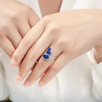 Luxurious Copper Geometric Diamond Artificial Gemstones Women'S main image 3