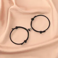 Heart Simple Style No Inlaid Alloy Bracelets Wholesale sku image 3