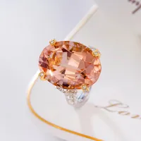 Fashion Copper Geometric Diamond Artificial Gemstones Women'S sku image 1