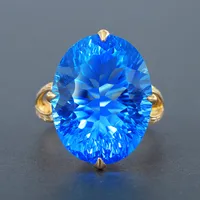 Fashion Copper Geometric Diamond Artificial Gemstones Women'S sku image 1