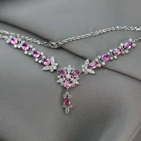 Bow Knot Luxurious Copper Pendant Necklace Wholesale main image 3