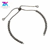 Fashion Geometric Bracelet Accessories Copper Bead Chain Bracelet Accessories main image 5