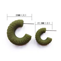 Lettre Arylique Pas D'Incrustation Des Boucles D'Oreilles main image 5