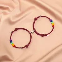 Heart Shape Simple Style Classic Style No Inlaid Alloy Rope Bracelets Wholesale sku image 5