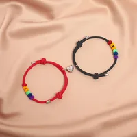 Heart Shape Simple Style Classic Style No Inlaid Alloy Rope Bracelets Wholesale sku image 6
