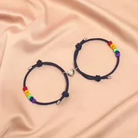 Heart Shape Simple Style Classic Style No Inlaid Alloy Rope Bracelets Wholesale sku image 8