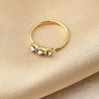 Geometric Metal Plating Nose Ring sku image 2