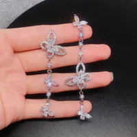 Bow Knot Simple Style Copper Artificial Gemstones Earrings Ear Studs main image 4