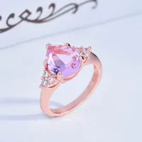 Simple Style Copper Water Droplets Diamond Artificial Gemstones Women'S main image 2